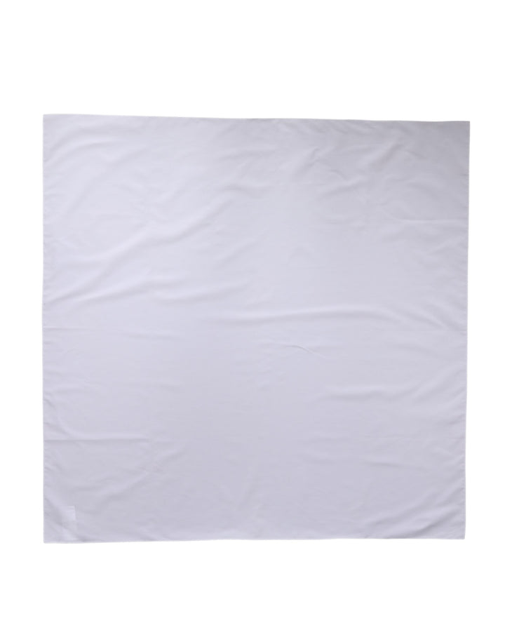 Dolce &amp; Gabbana White Cotton Wrap Square Shawl Stole 91cm x 90cm  Scarf
