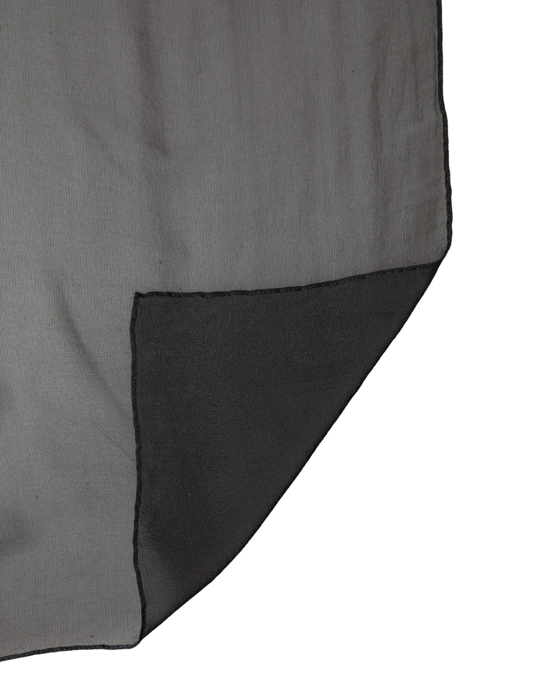 Dolce &amp; Gabbana Black Silk Neck Wrap Shawl Stole 167cm x 126cm Scarf