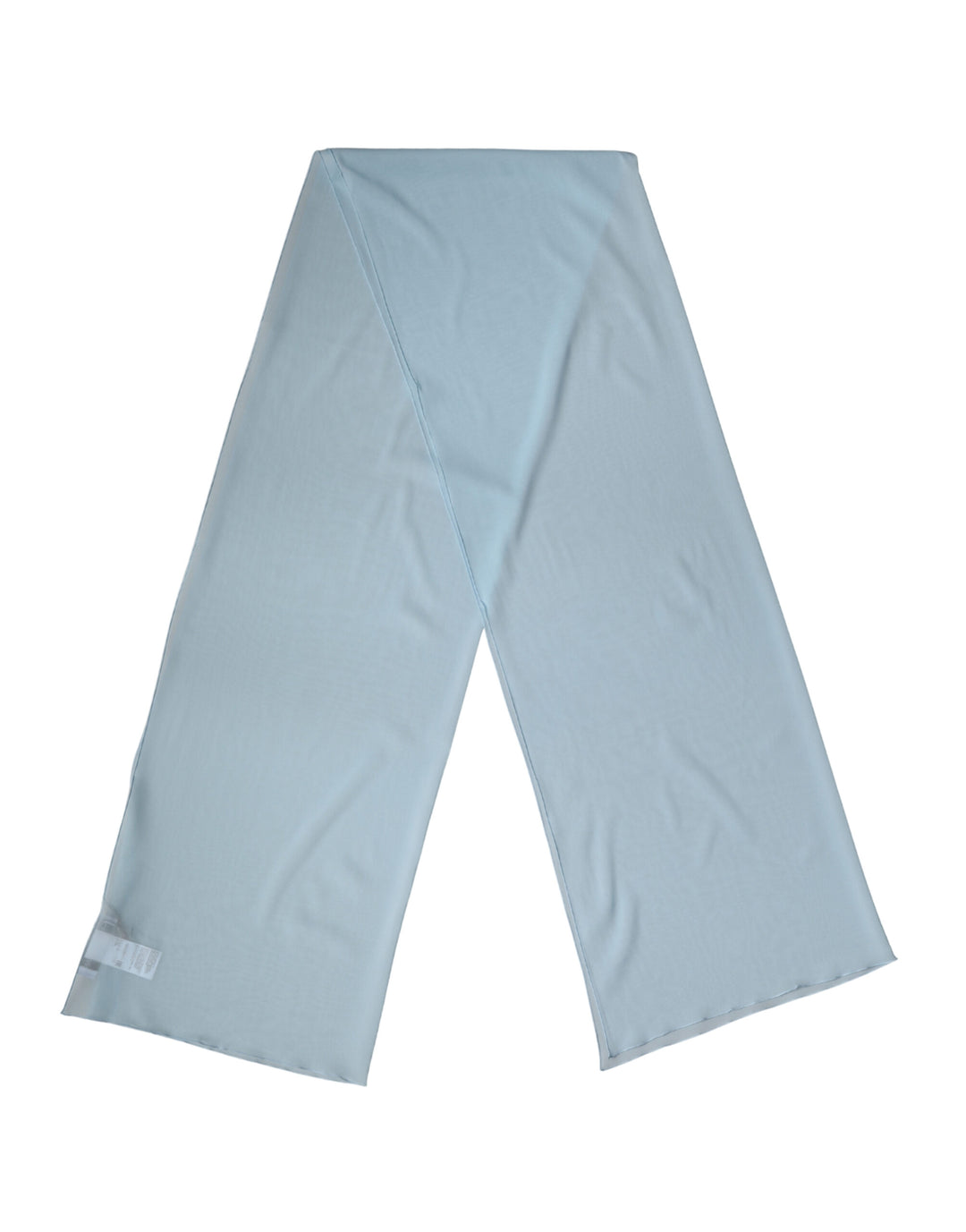 Dolce &amp; Gabbana Light Blue Silk Neck Wrap Shawl Stole 200cm x 64cm  Scarf