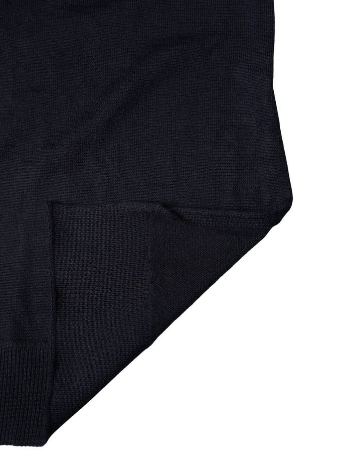 Dolce &amp; Gabbana Black Wool Knitted Shawl Neck Wrap 200cm x 25cm  Scarf