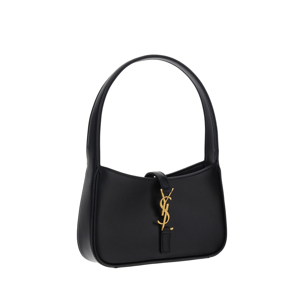 Saint Laurent - Black Calf Leather Bos Taurus Shoulder Bag