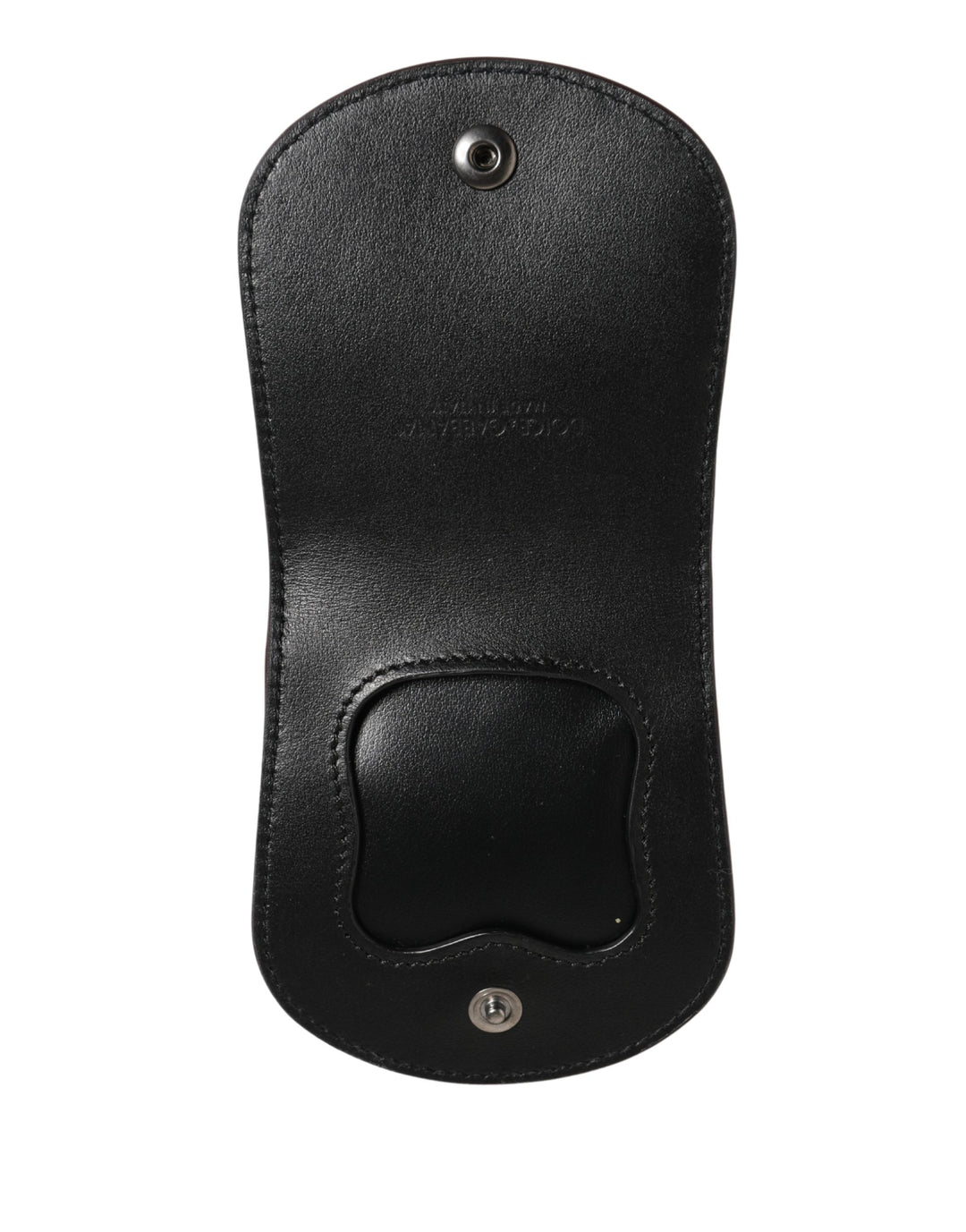 Dolce &amp; Gabbana Burgundy Exotic Skin Condom Case Holder Pocket Wallet