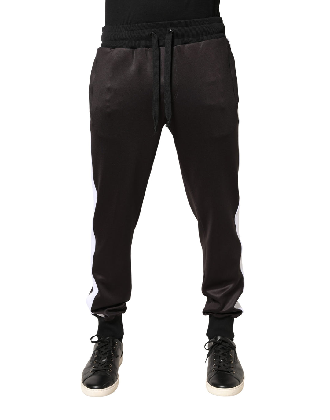 Dolce &amp; Gabbana Brown Polyester Skinny Jogger Trouser Pants