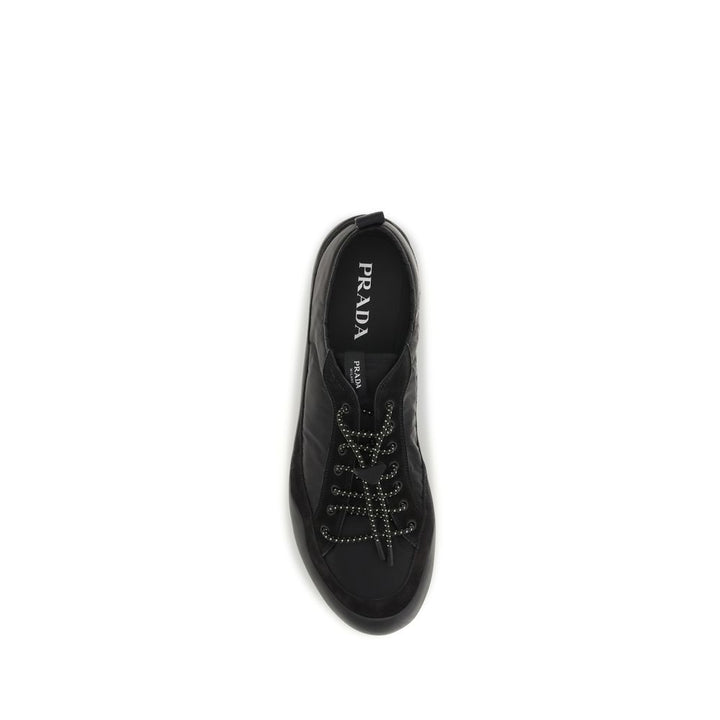 Prada Black Fabric Athletic Sneakers