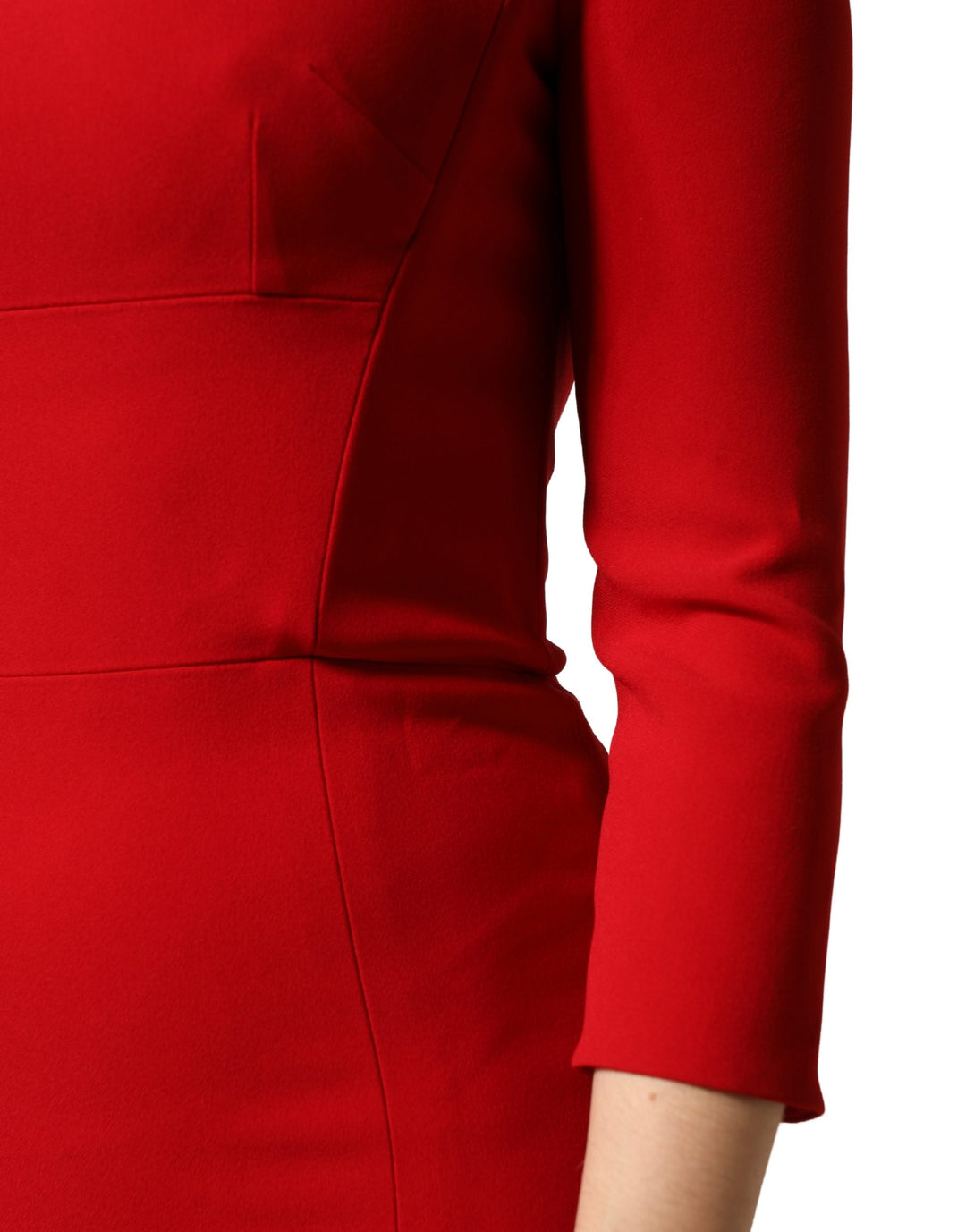 Dolce &amp; Gabbana Red Viscose Sheath Bodycon Mermaid Dress