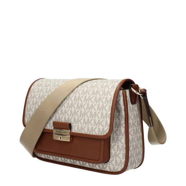 Michael Kors - Beige Fabric Crossbody Bag