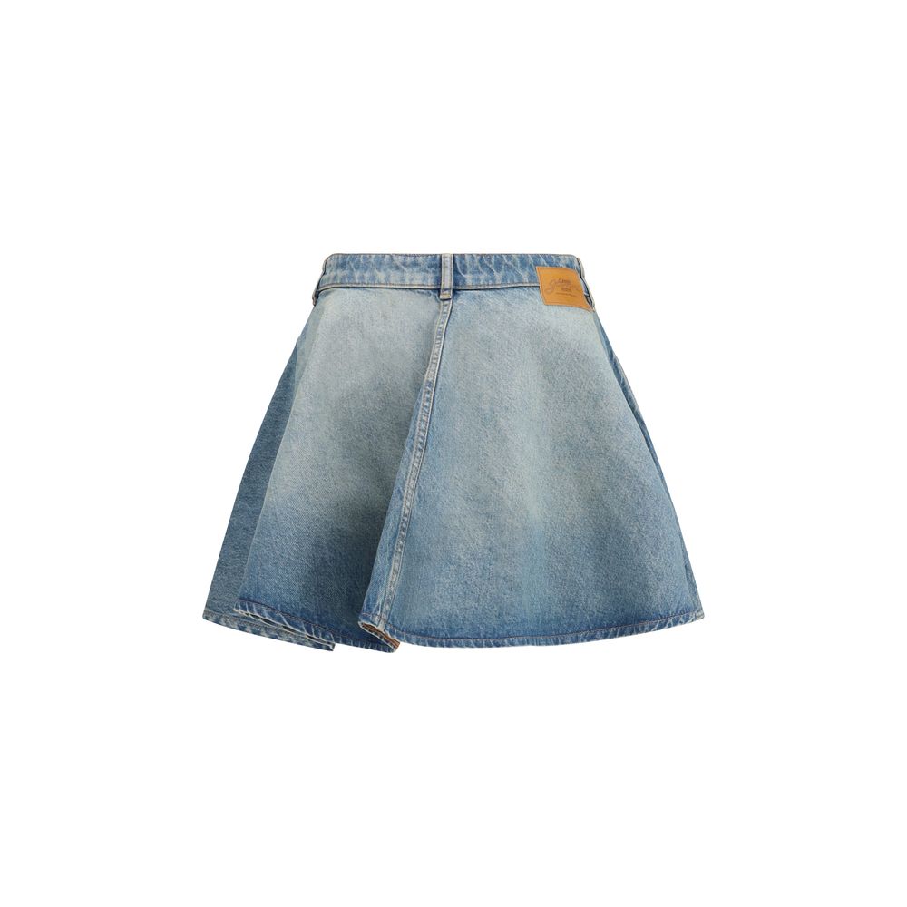 Women’s Ganni Blue Denim Skirt