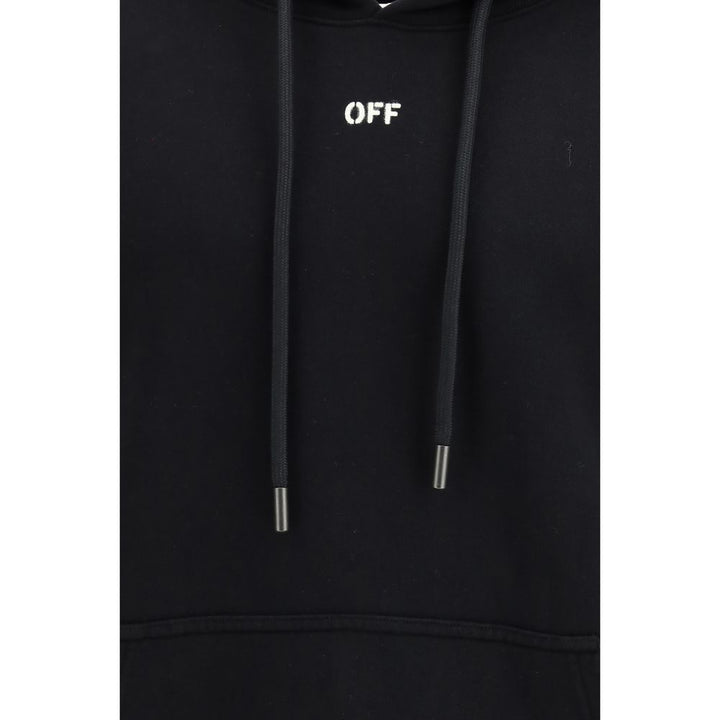 Off-White Black Cotton Sweatshirt
