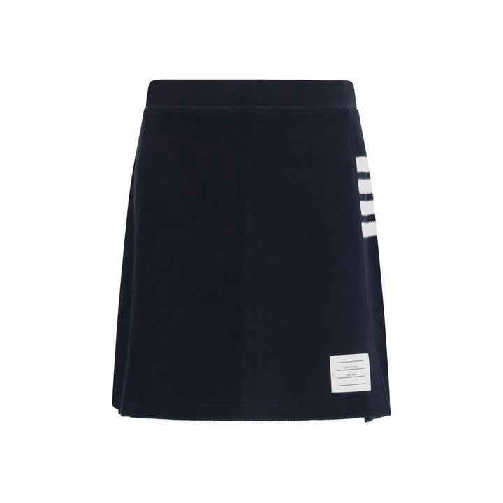 Women’s Thom Browne Blue Cotton Mini Skirt