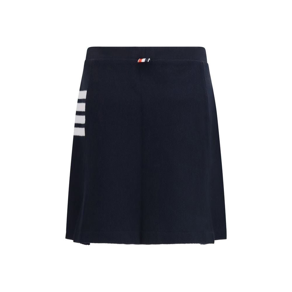 Women’s Thom Browne Blue Cotton Mini Skirt