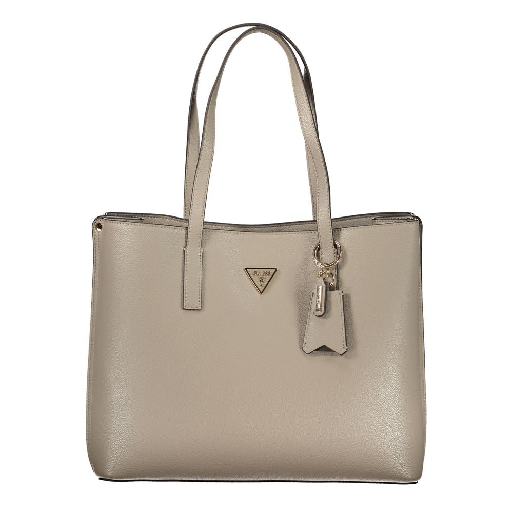Guess Jeans - Grigio Poliuretano Women’s Handbag