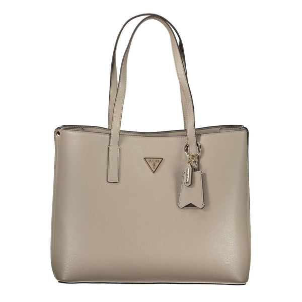 Guess Jeans - Grigio Poliuretano Women’s Handbag