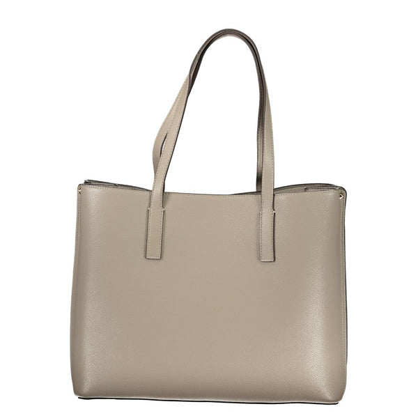 Guess Jeans - Grigio Poliuretano Women’s Handbag