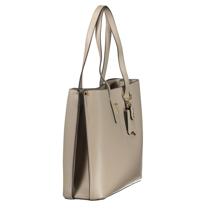 Guess Jeans - Grigio Poliuretano Women’s Handbag