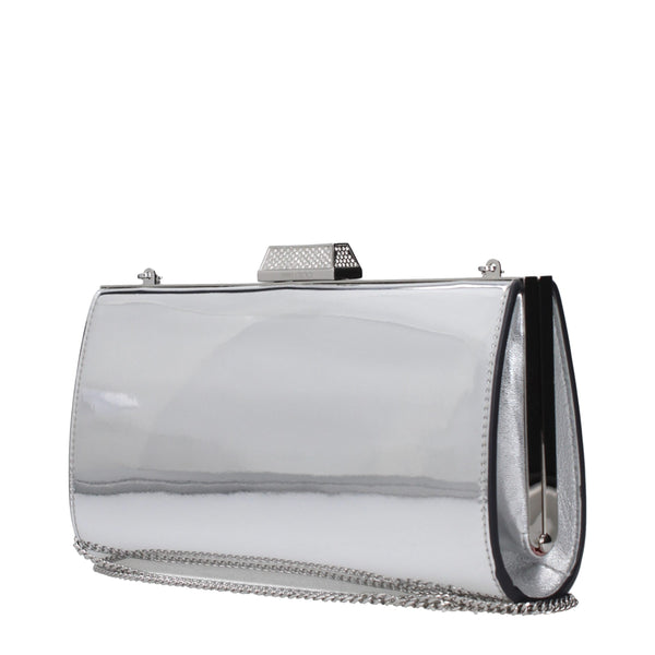 Jimmy Choo - Gray Leather Clutch Bag