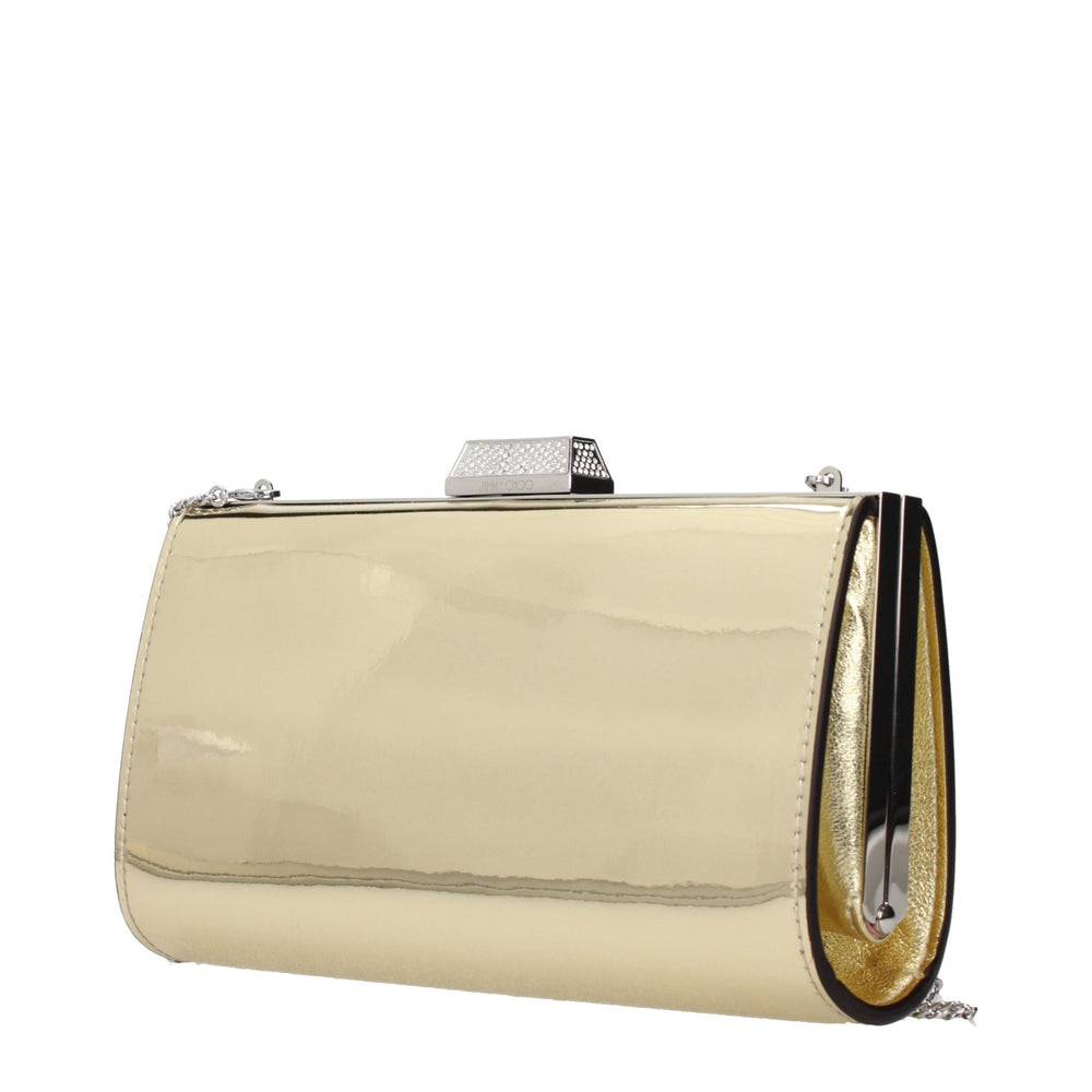 Jimmy Choo - Gold Leather Clutch Bag