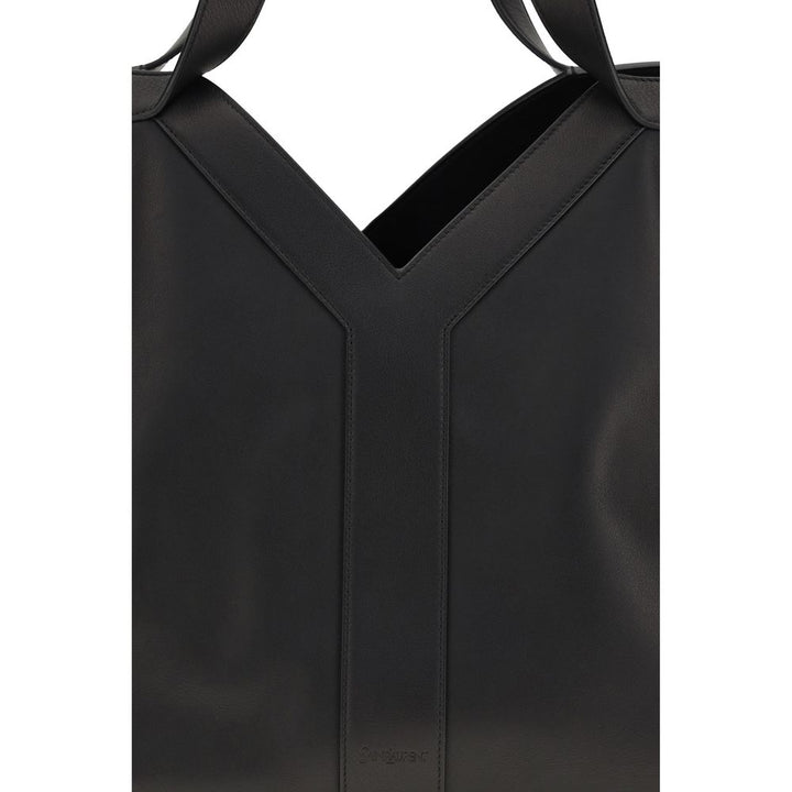 Saint Laurent Black Calf Leather Bos Taurus Shoulder Bag