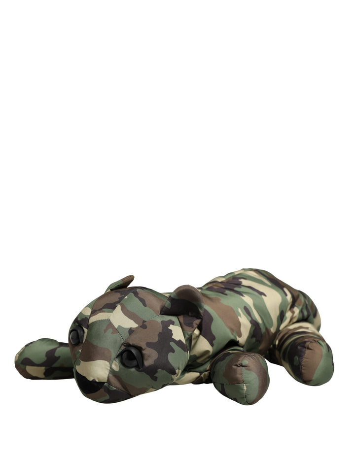 Dolce &amp; Gabbana Multicolor Camouflage Animal Silhouette Waist Borse Bag