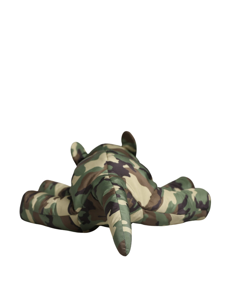 Dolce &amp; Gabbana Multicolor Camouflage Animal Silhouette Waist Borse Bag