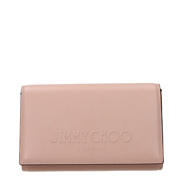 Jimmy Choo - Pink Leather Clutch Bag