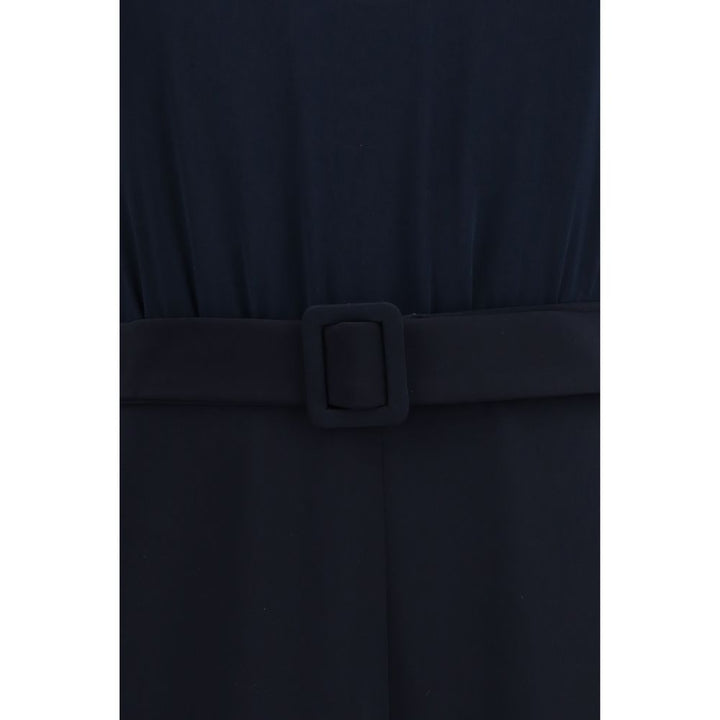 P.A.R.O.S.H. Blue Polyester Jumpsuit