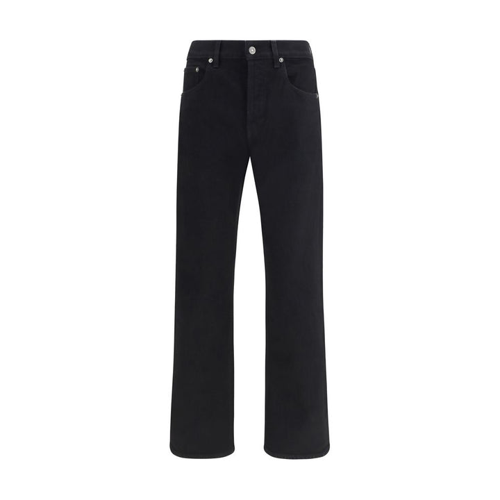 Golden Goose Black Cotton Slim Fit Jeans