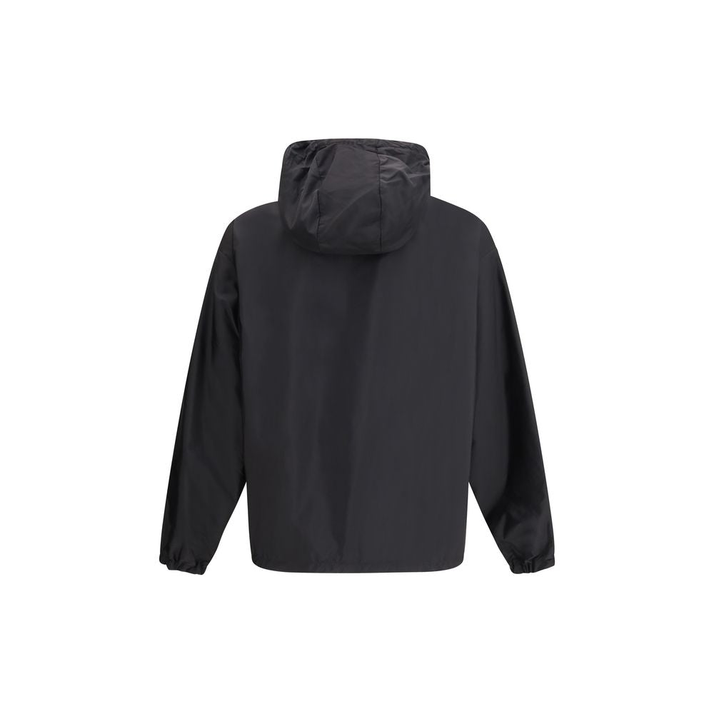 Prada Black Recycled Polyamide Shell Jacket