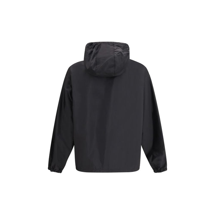 Prada Black Recycled Polyamide Shell Jacket