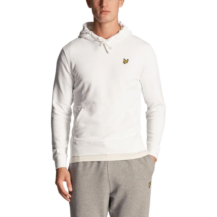 Lyle &amp; Scott White Cotton Hoodie