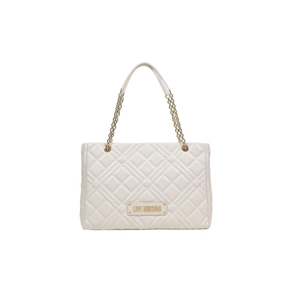 Love Moschino - Beige Polyethylene Handbag