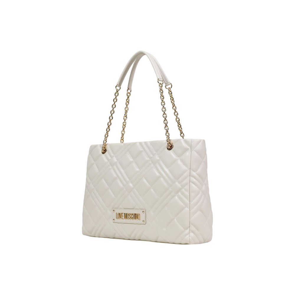 Love Moschino - Beige Polyethylene Handbag