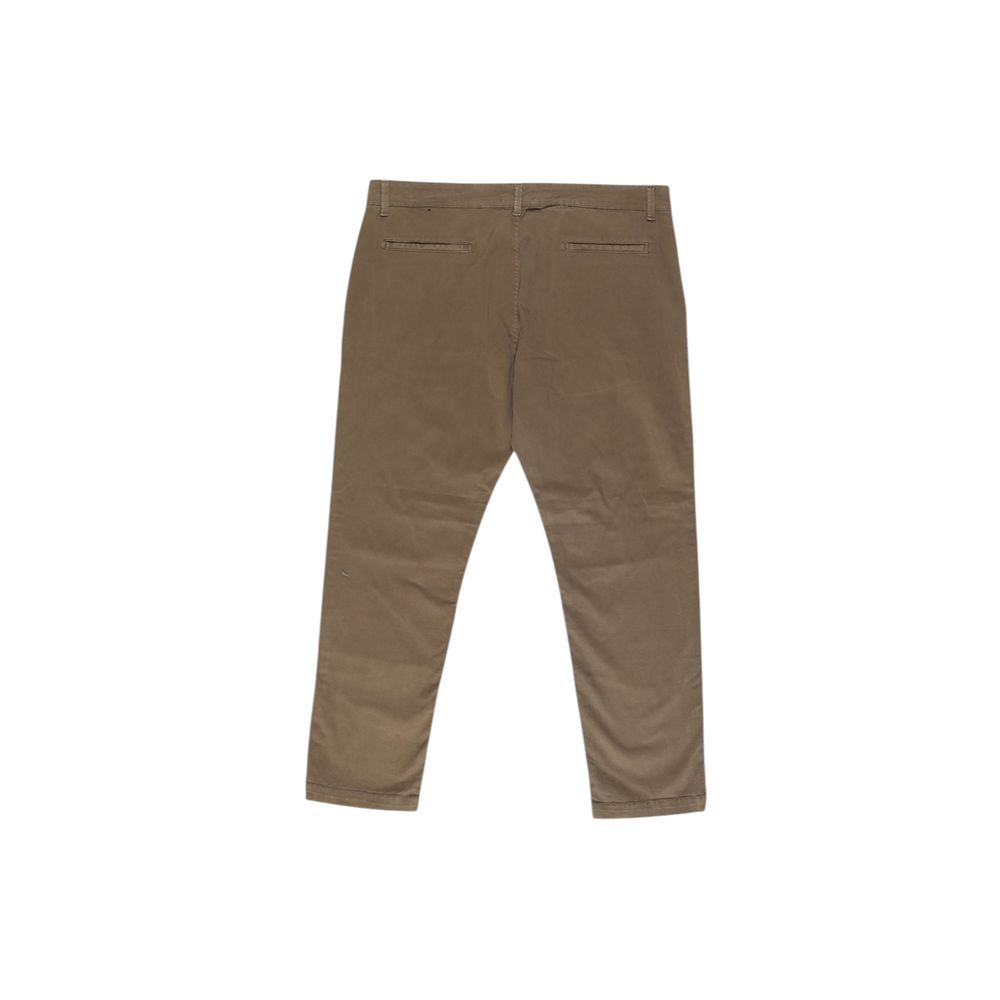 Lyle &amp; Scott Beige Cotton Casual Pants