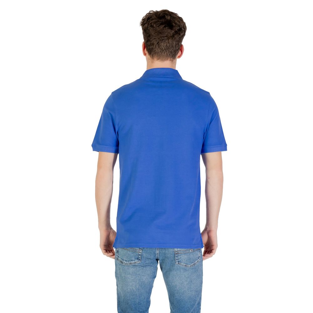 Lyle &amp; Scott Blue Cotton Polo Shirt