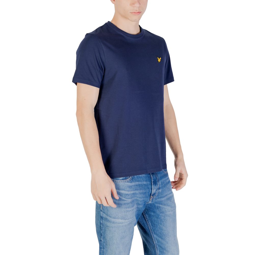 Lyle &amp; Scott Blue Cotton T-Shirt
