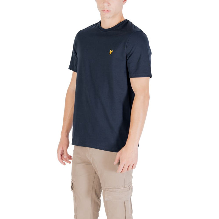 Lyle &amp; Scott Blue Cotton T-Shirt
