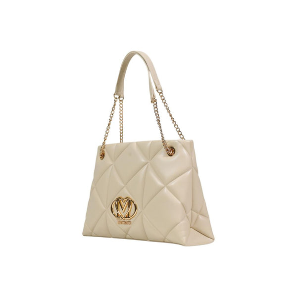 Love Moschino - Beige Artificial Leather Handbag