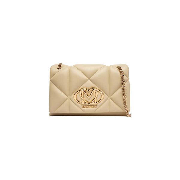 Love Moschino - Beige Artificial Leather Handbag