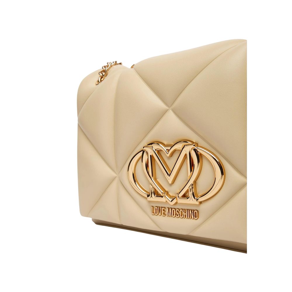 Love Moschino - Beige Artificial Leather Handbag