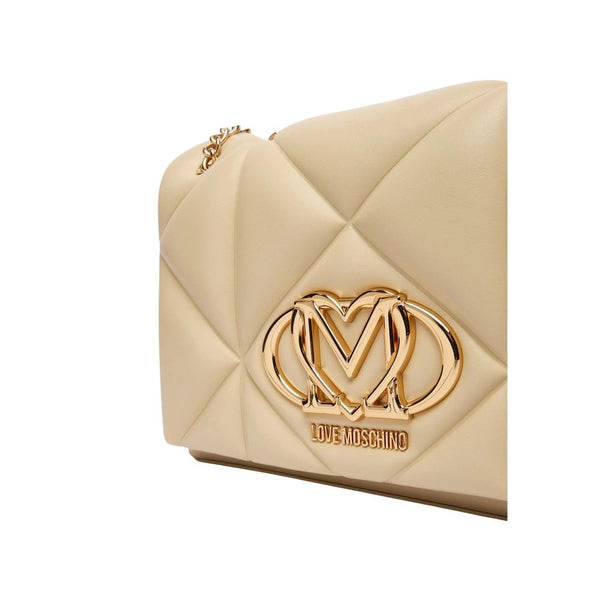 Love Moschino - Beige Artificial Leather Handbag