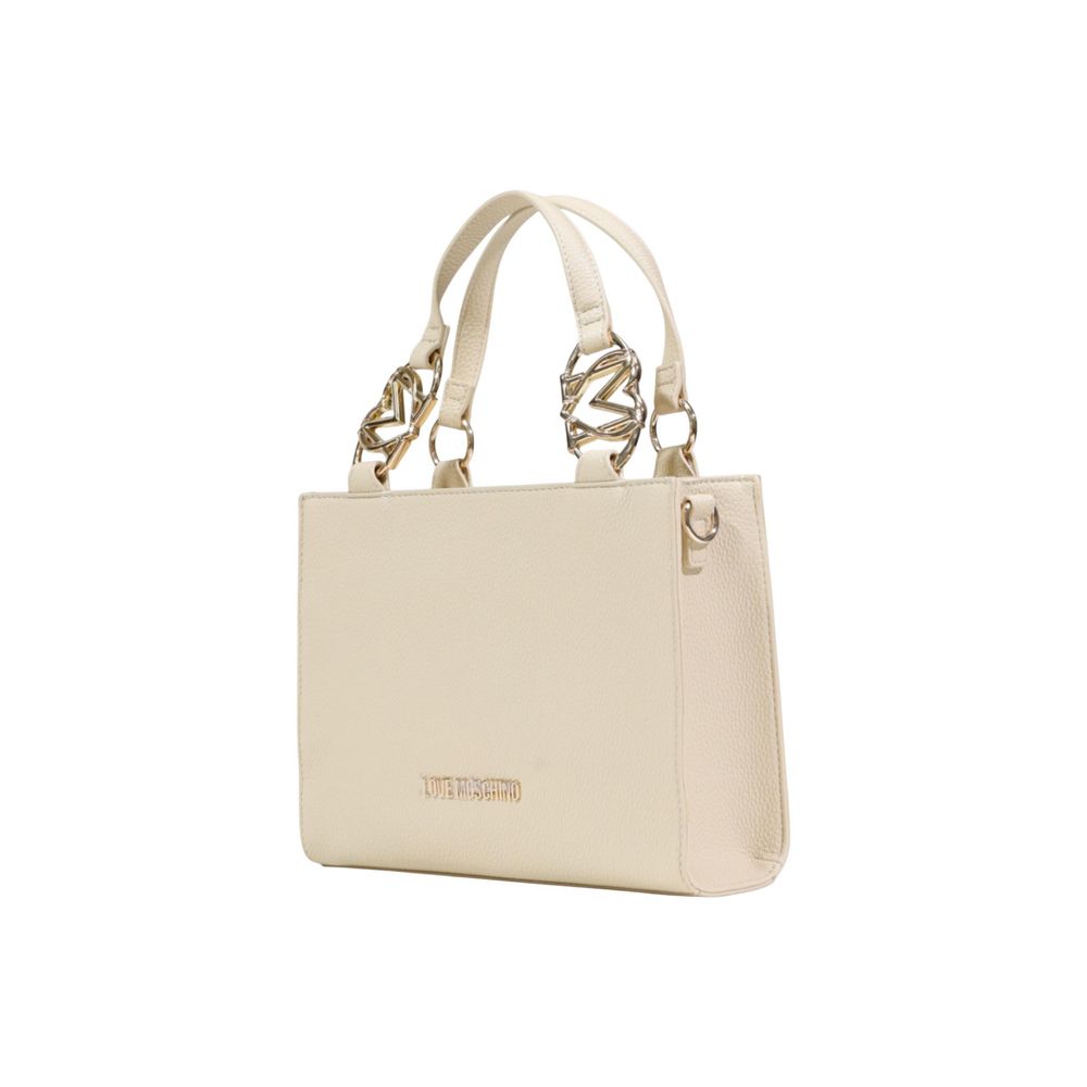Love Moschino - Beige Polyethylene Handbag