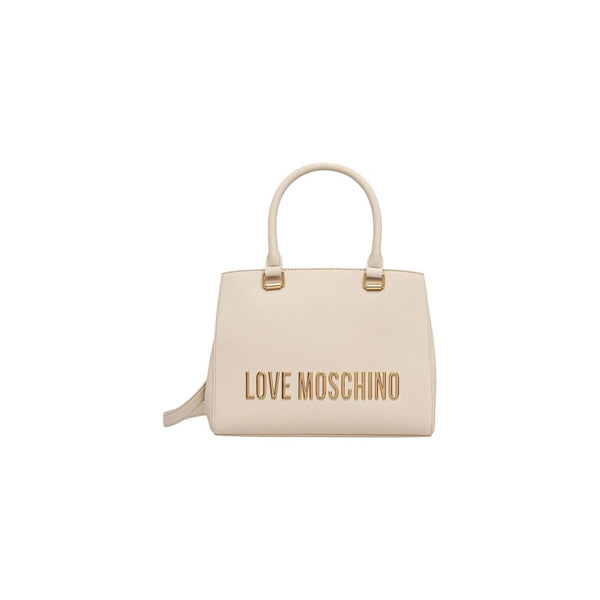 Love Moschino - Beige Polyethylene Handbag