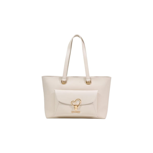 Love Moschino - Beige Polyethylene Handbag