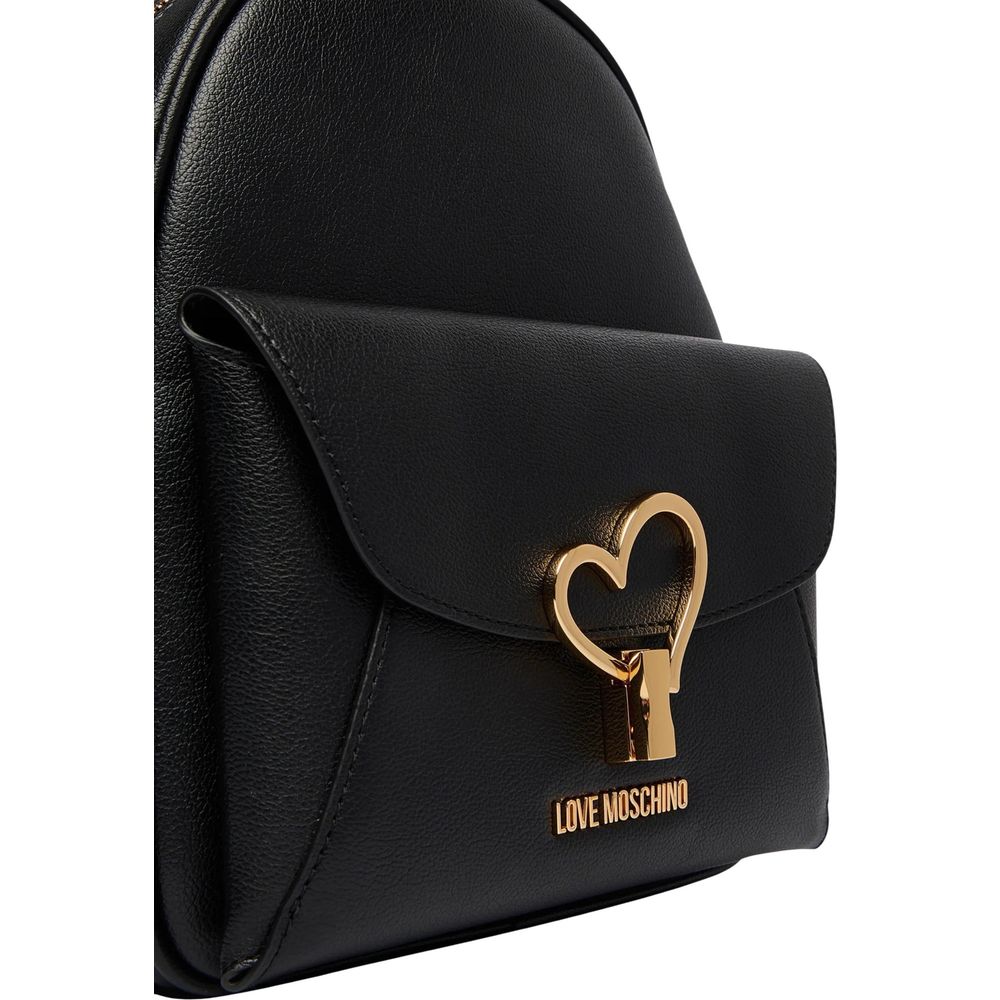 Love Moschino - Black Polyethylene Backpack