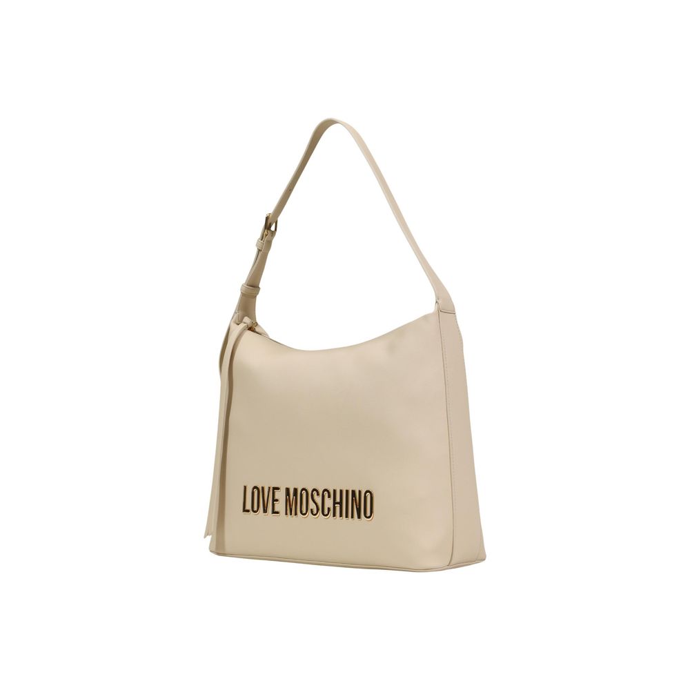 Love Moschino - Beige Polyethylene Handbag