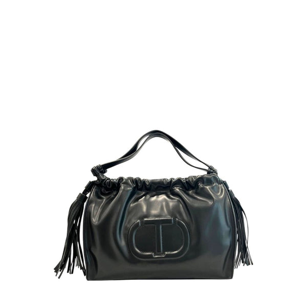 Twinset - Black PU Women Shoulder Bag