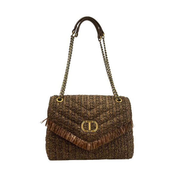 Twinset - Brown Polypropylene Women Crossbody Bag
