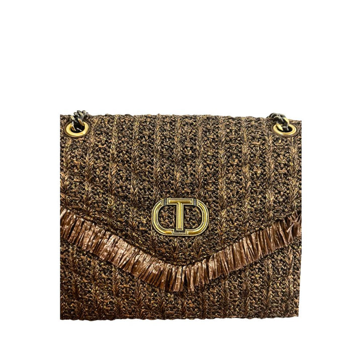 Twinset Brown Polypropylene Women Crossbody Bag