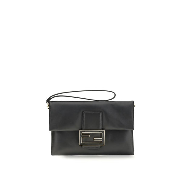 Fendi - Black Lamb Ovis Aries Clutch Bag