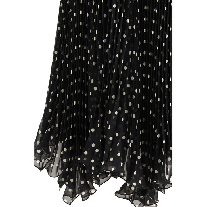 Valentino Garavani Black Silk Skirt
