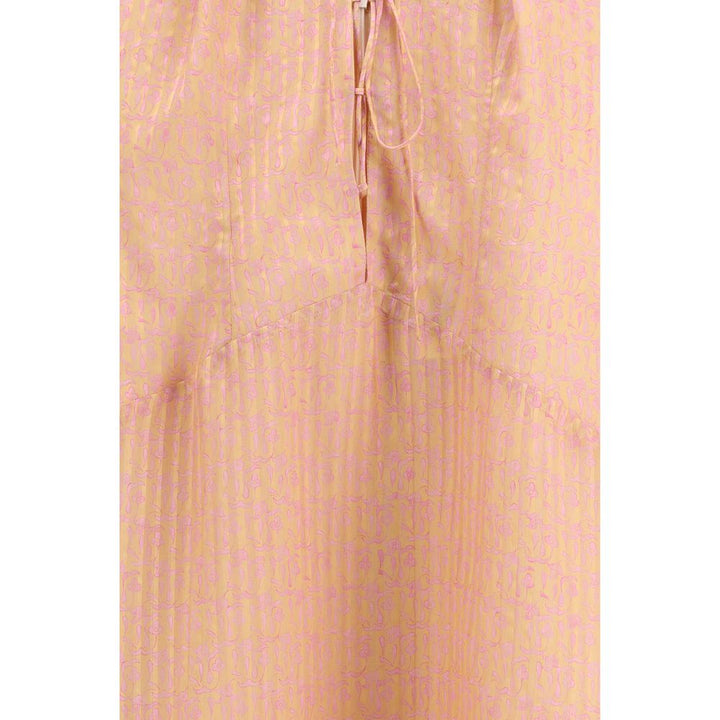 Kristina Ti Multicolor Silk Casual Dress